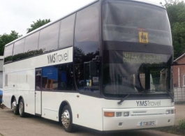 Double deck Modern wedding bus hire in Canterbury